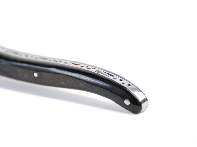 Laguiole en Aubrac 12 cm croute de buffle - plein manche - glanzend