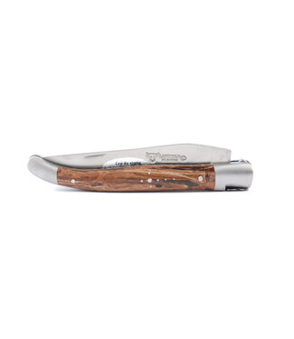 Laguiole en Aubrac 12cm wijnrankhout - double platines - mat
