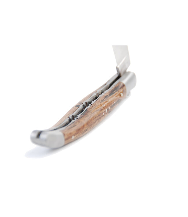 Laguiole en Aubrac 12cm wijnrankhout - double platines - mat