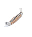 Laguiole en Aubrac 12cm wijnrankhout - double platines - mat