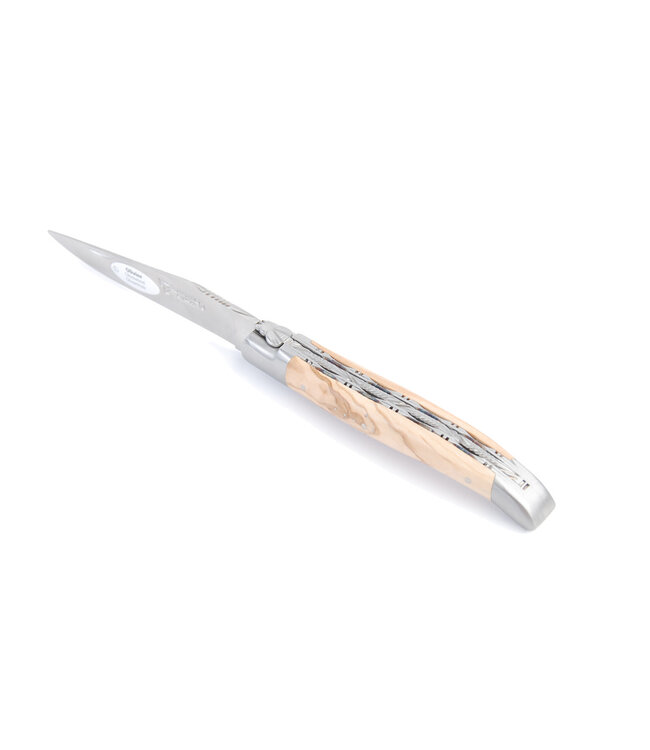 Laguiole en Aubrac 12cm olijfhout - double platines - mat