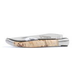 Laguiole en Aubrac 12cm loupe de peuplier - mat