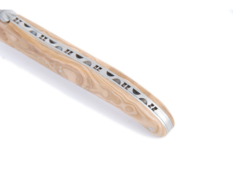 Laguiole en Aubrac 12cm olijfhout - plein manche - mat