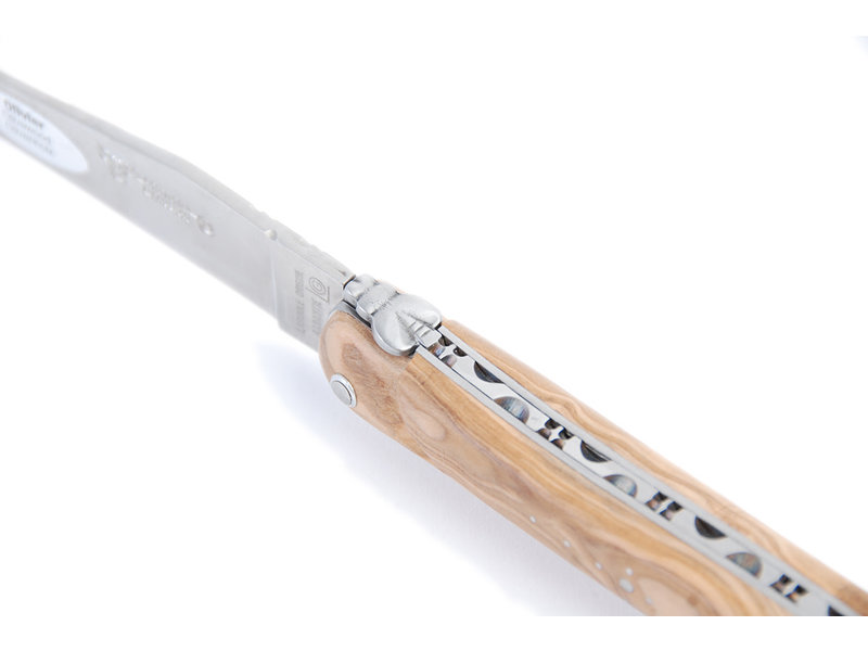 Laguiole en Aubrac 12cm olijfhout - plein manche - mat