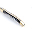 Laguiole en Aubrac 11cm geperste hoorn - messing eindstukken - glanzend