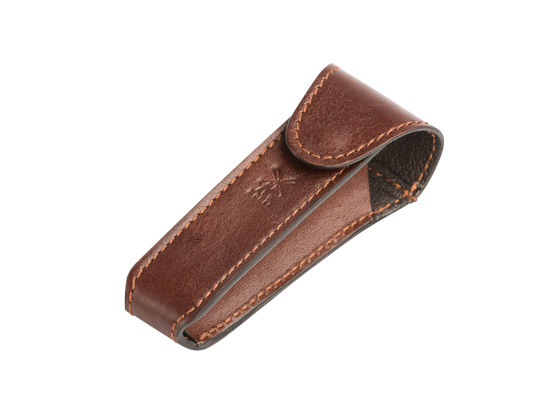 Muhle Bruin etui voor safety razor