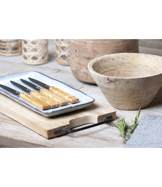 Opinel tafelmessen met houten heft