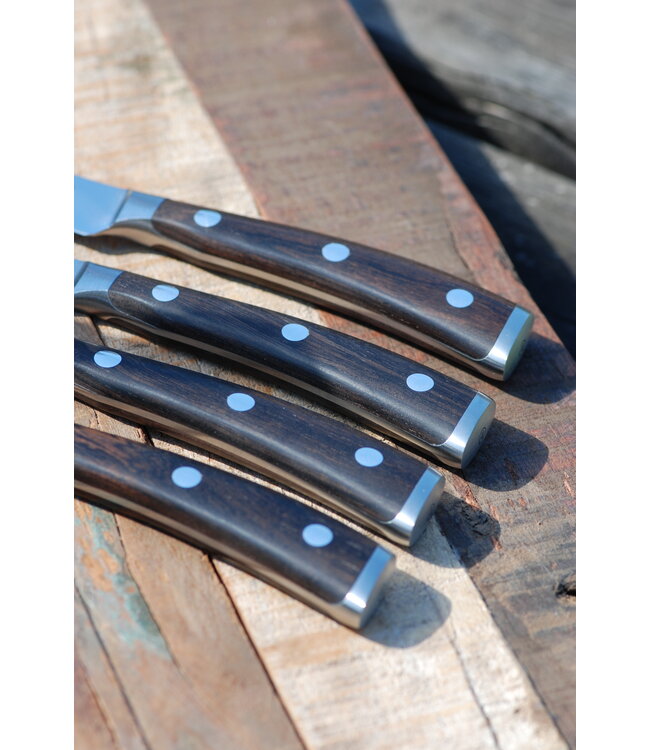 Wusthof Ikon steakmessen 4 stuks
