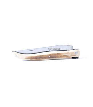 Laguiole en Aubrac Belle Pièce - 12cm mammoetivoor korst - plein manche - mat
