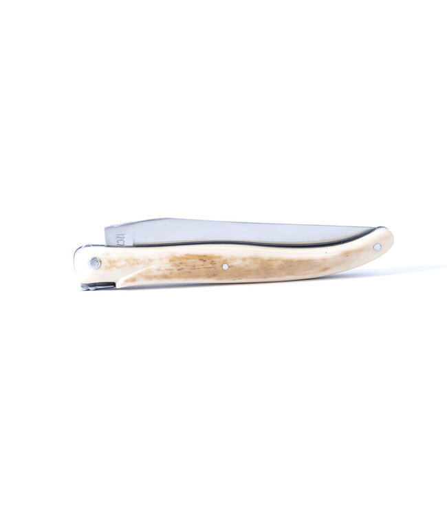 Laguiole en Aubrac Belle Pièce - 12cm mammoetivoor korst - plein manche - mat