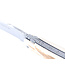 Laguiole en Aubrac Belle Pièce - 12cm mammoetivoor korst - plein manche - mat