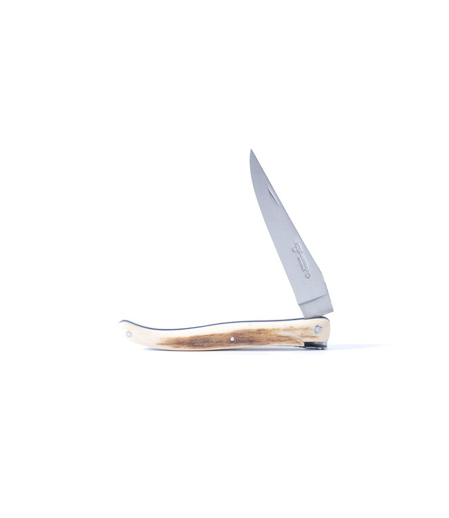 Laguiole en Aubrac Belle Pièce - 12cm mammoetivoor korst - plein manche - mat