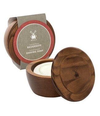 Muhle scheerzeep in mooie houten scheerkom - Sandalwood - 65gram