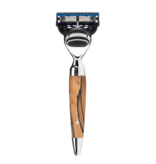 Muhle Stylo scheerset in beuk - Gillette® Fusion5™ - kwast silvertip dassenhaar