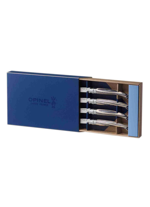 Opinel steakmessen Table Chic - gelaagd berkenhout