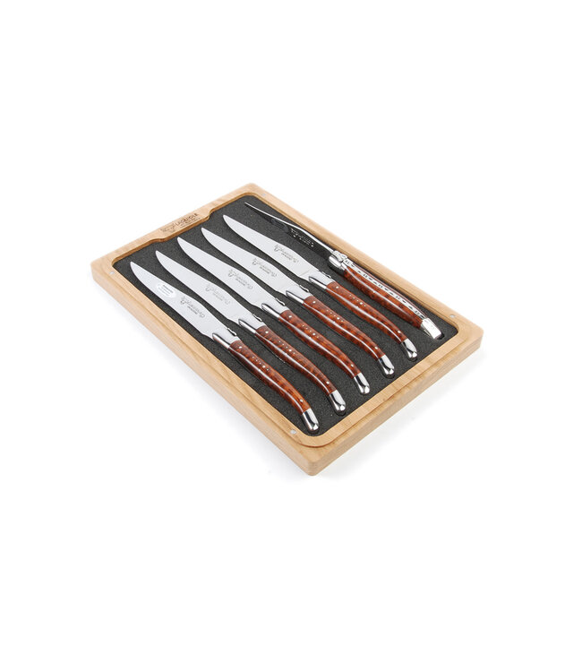 Laguiole en Aubrac 6 steakmessen amourette