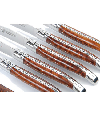 Laguiole en Aubrac 6 steakmessen amourette