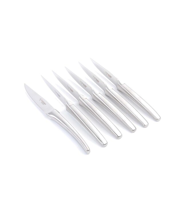 Laguiole en Aubrac 6 steakmessen monobloc - mat