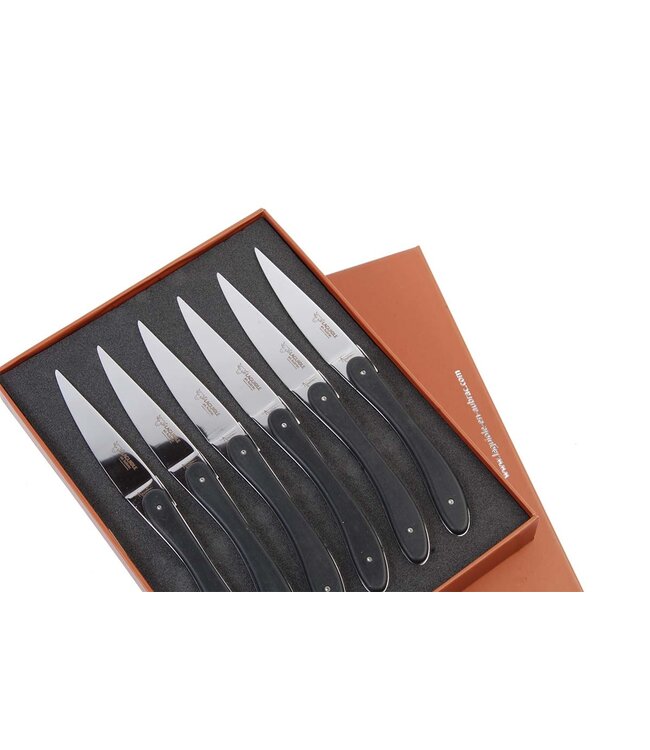 Laguiole en Aubrac 6 steakmessen ecir - paperstone