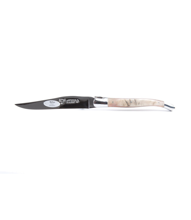 Laguiole en Aubrac 6 steakmessen hoorn variaties - glanzend
