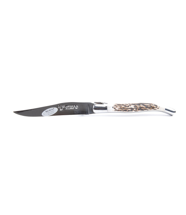 Laguiole en Aubrac 6 steakmessen hoorn variaties - glanzend