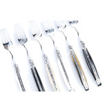 Laguiole en Aubrac 6 vorken hoorn variaties - glanzend