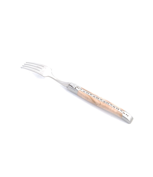 Laguiole en Aubrac 2 steakmessen en 2 vorken olijfhout