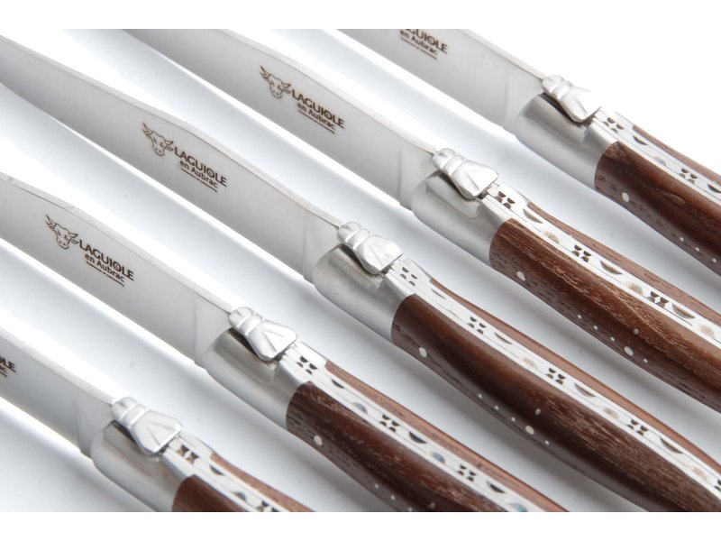 Laguiole en Aubrac 6 steakmessen frêne