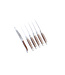 Laguiole en Aubrac 6 steakmessen as - mat