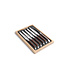 Laguiole en Aubrac 6 steakmessen as - mat