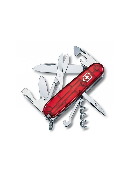 Victorinox Climber - transparant rood