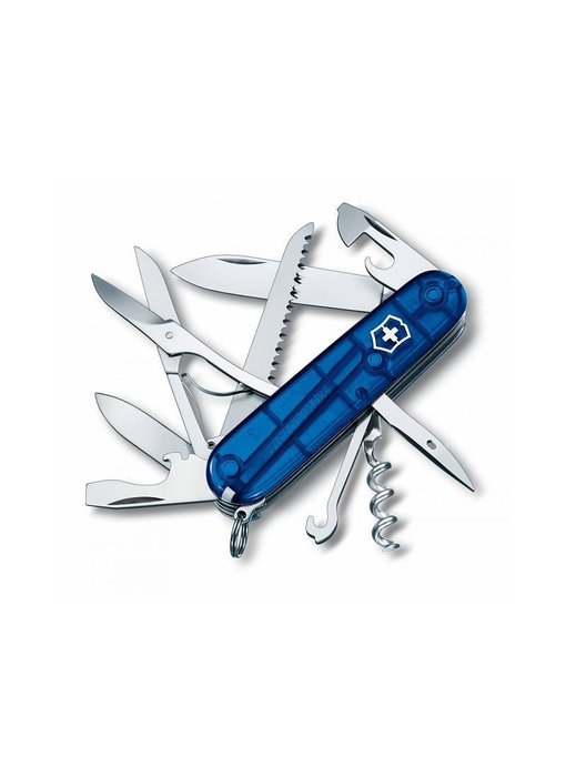 Victorinox Huntsman - transparant blauw