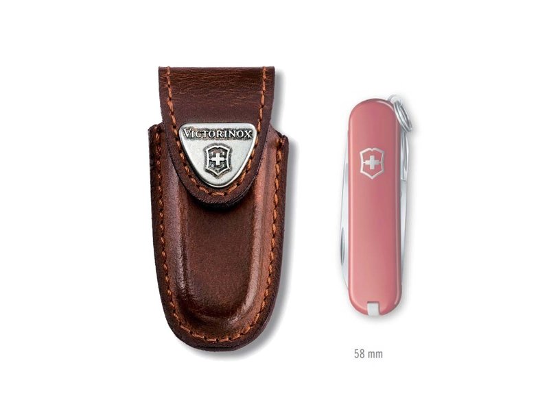 Victorinox opbergtasje bruin leder