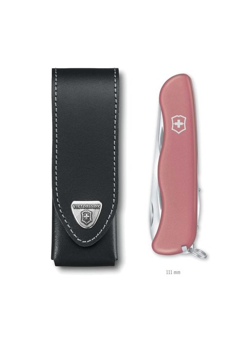 Victorinox opbergtasje zwart leder