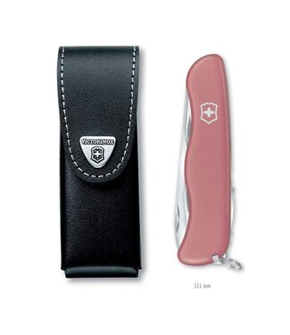 Victorinox opbergtasje zwart leder - voor Workchamp