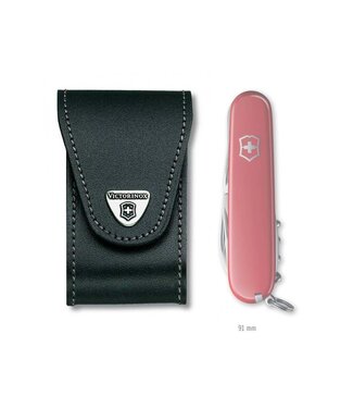 Victorinox opbergtasje zwart leder