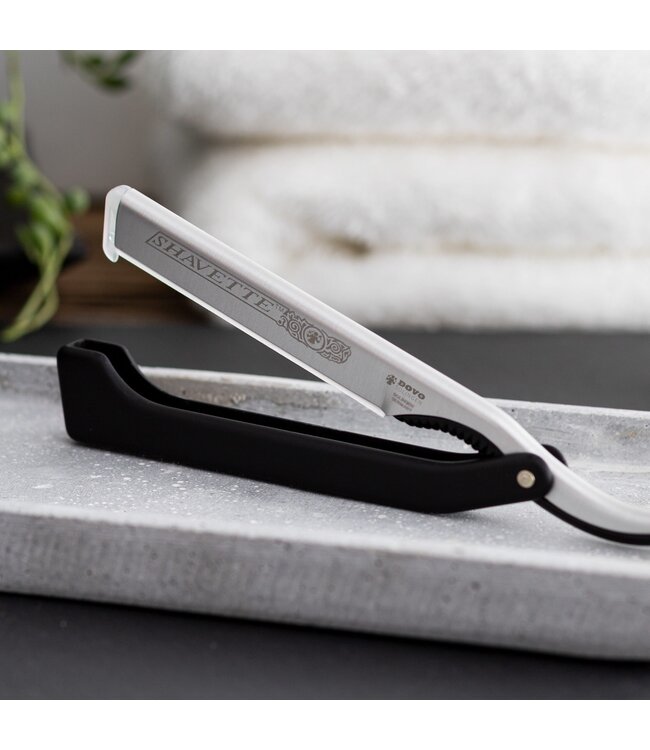 Dovo Shavette zwarte kunststof