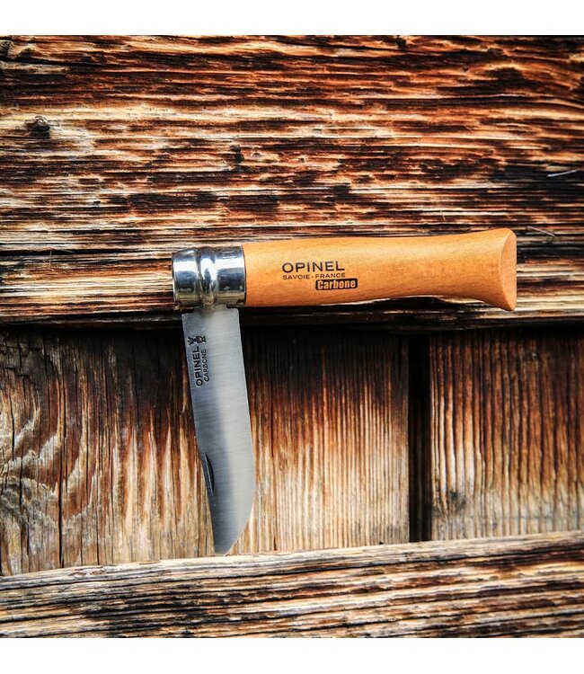 Opinel zakmes N°08 koolstofstaal