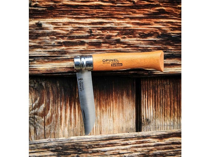 Opinel zakmes N°08 koolstofstaal