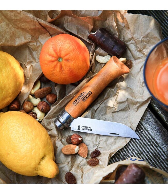 Opinel zakmes N°08 koolstofstaal