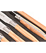 Laguiole en Aubrac 6 steakmessen olijfhout - mat