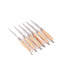 Laguiole en Aubrac 6 steakmessen olijfhout - mat