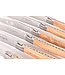 Laguiole en Aubrac 6 steakmessen olijfhout - mat