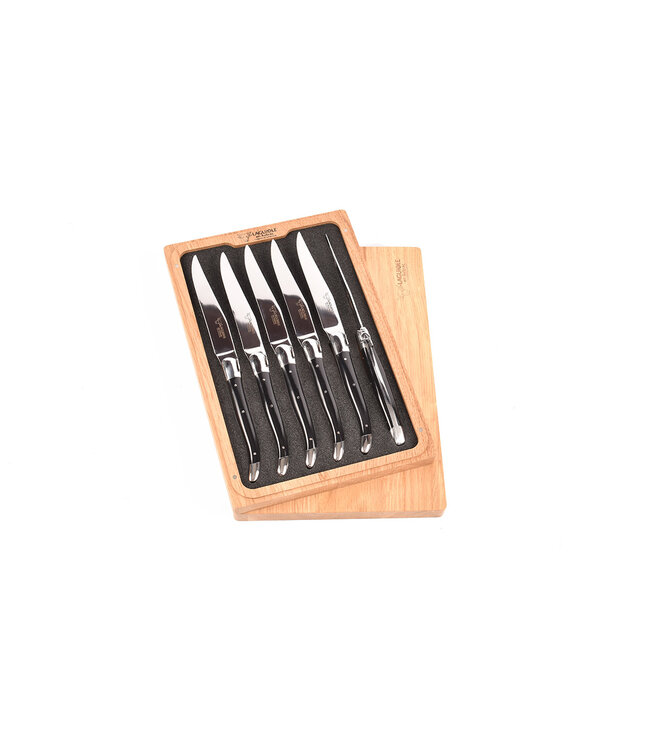 Laguiole en Aubrac 6 steakmessen corian