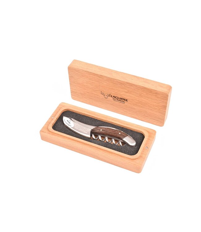 Laguiole en Aubrac kurkentrekker met heft in wenge - mat