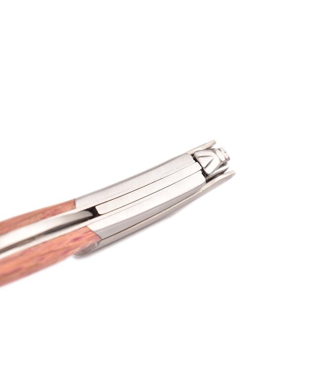 Laguiole en Aubrac kurkentrekker met heft in chêne de barrique - mat