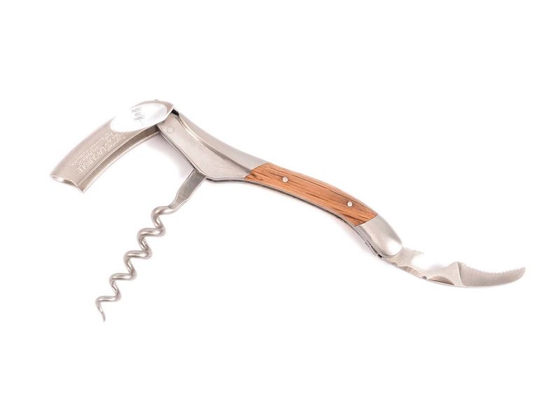 Laguiole en Aubrac kurkentrekker met heft in chêne - mat