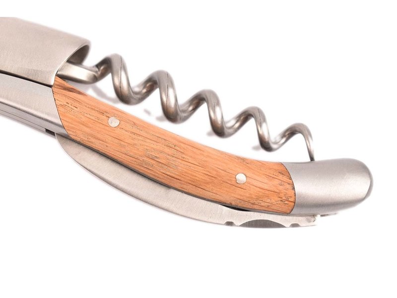 Laguiole en Aubrac kurkentrekker met heft in chêne - mat