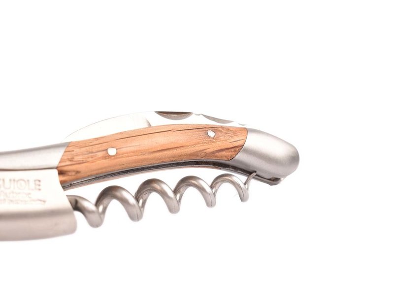 Laguiole en Aubrac kurkentrekker met heft in chêne - mat