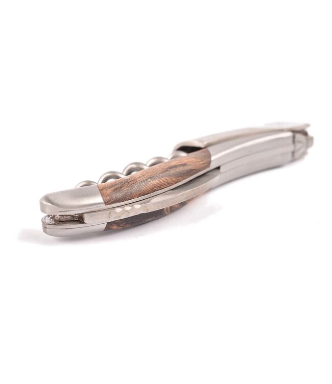 Laguiole en Aubrac kurkentrekker met heft in wijnrankhout - mat
